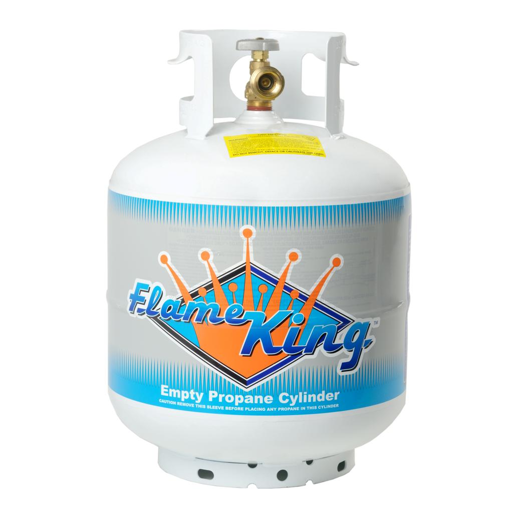 Flame King Cilindro Vacío Recargable de Propano 9 kg / 20 lb