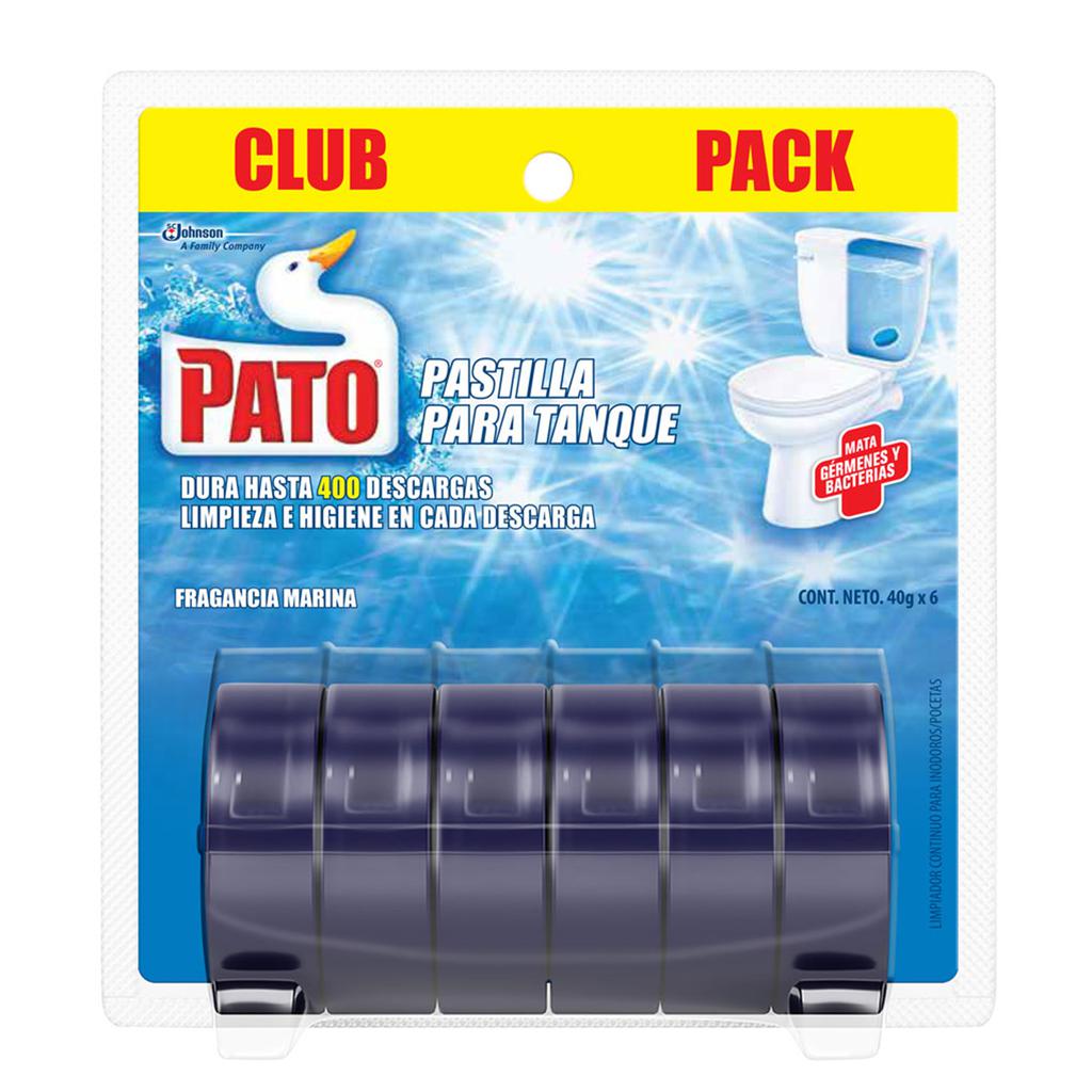 Pato Tanque Blue Toilet Cleaner 6 Units / 40 g / 1.41 oz