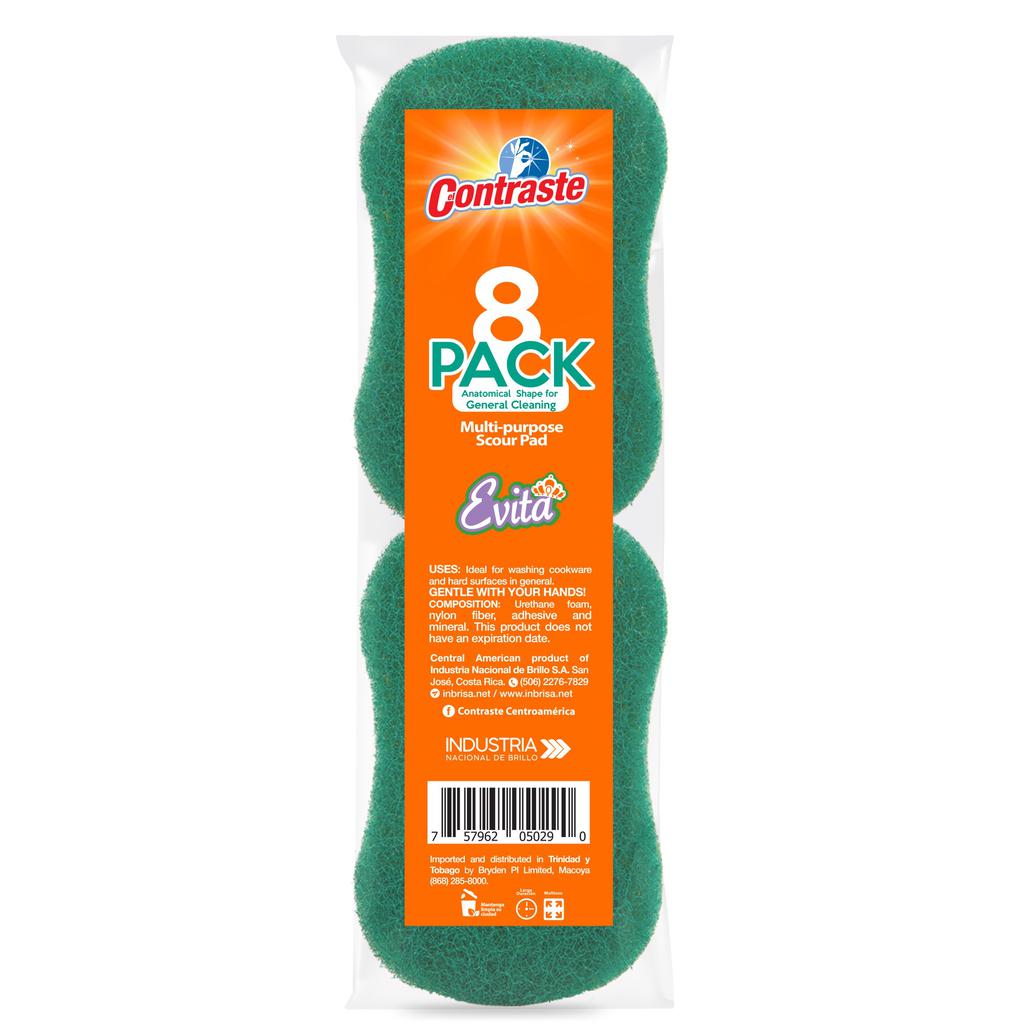 Contraste Multipurpose Sponge 8 Units