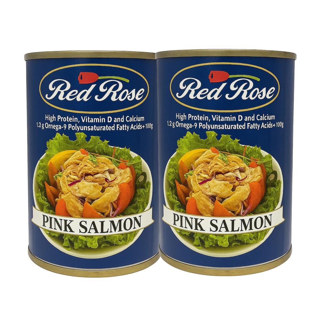 Red Rose Canned Pink Salmon In Water 2 Units / 418 G / 14.7 Oz