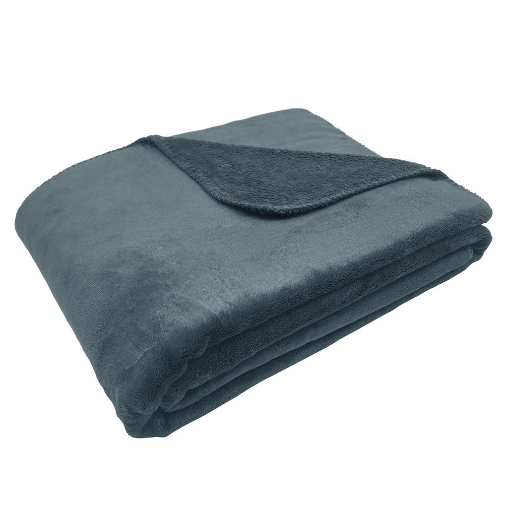 Bombay Soft Velvet Polyester Fabric Blanket 152.4 cm x 177.8 cm / 60" x 70"