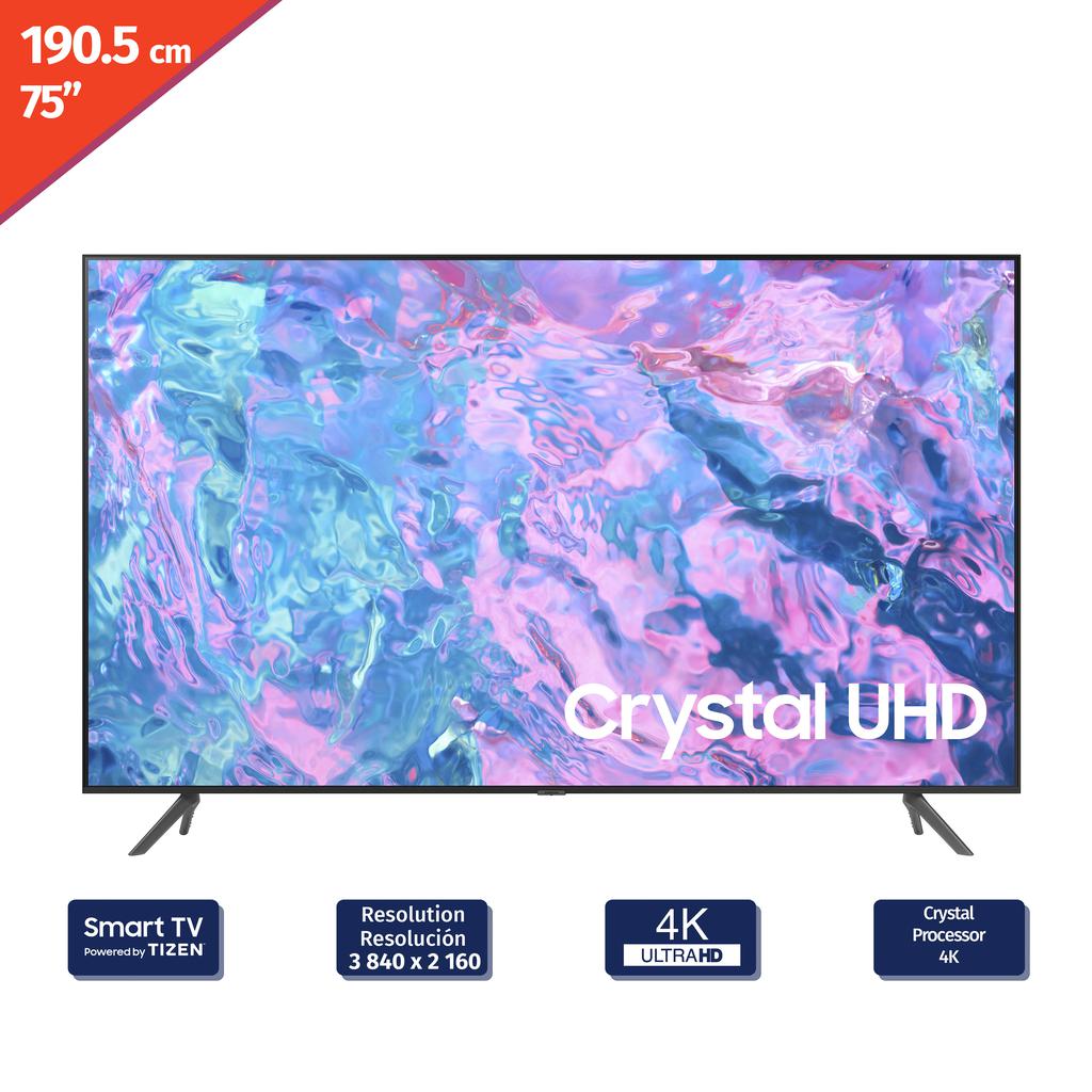 Samsung 190.5 cm / 75" Inches Smart Tizen 4K LED UHD TV UN75CU8000FXZA