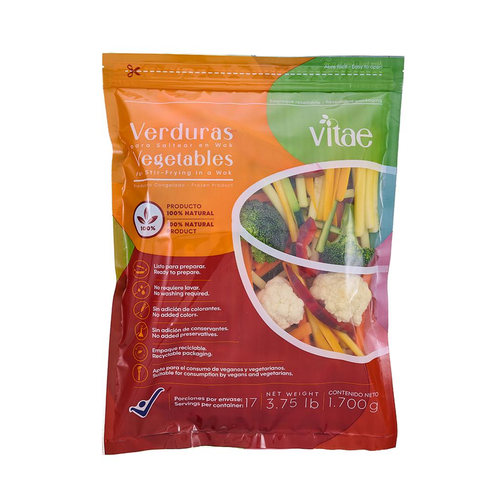 Vitae Salteado de Vegetales al Wok 1.7 kg / 3.7 lb