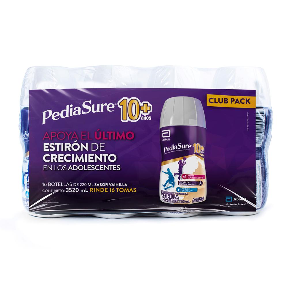 Pediasure Suplemento Líquido Sabor Vainilla 16 Unidades / 220 mL / 7.4 oz