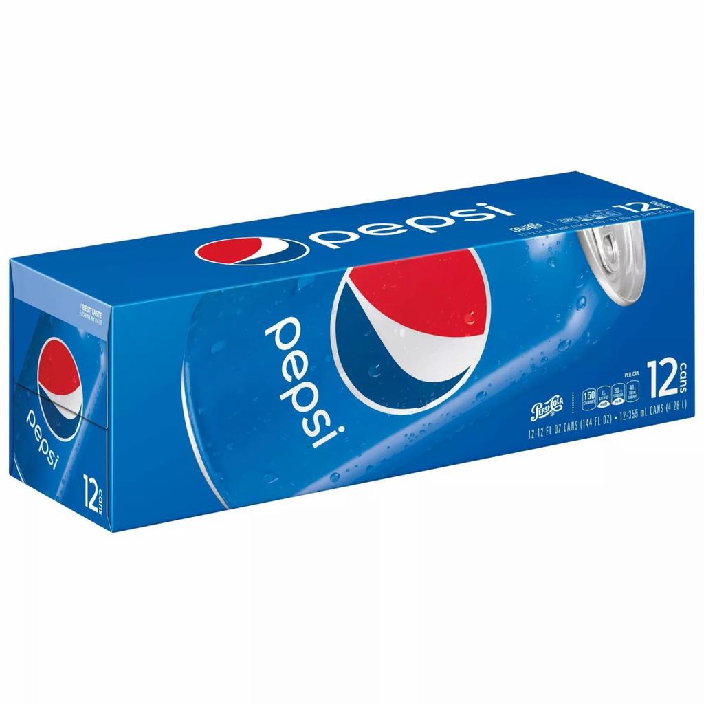 Pepsi Gaseosa en Lata 12 Unidades / 354 mL / 12 oz Gaseosas