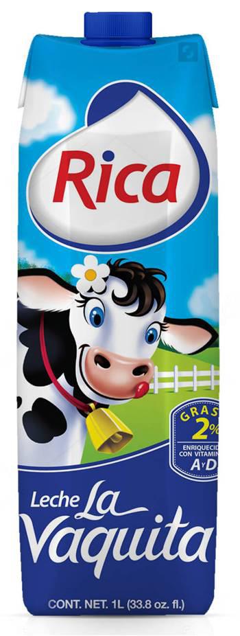 Rica Leche UHT La Vaquita 12 Unidades12 LT