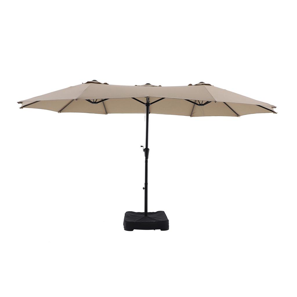 Yotrio Group Umbrella with Triple Ventilation with Metal Structure and Textile Base 262 cm x 443 cm x 238.99 cm / 103.15" x 174.41" x 94.09"