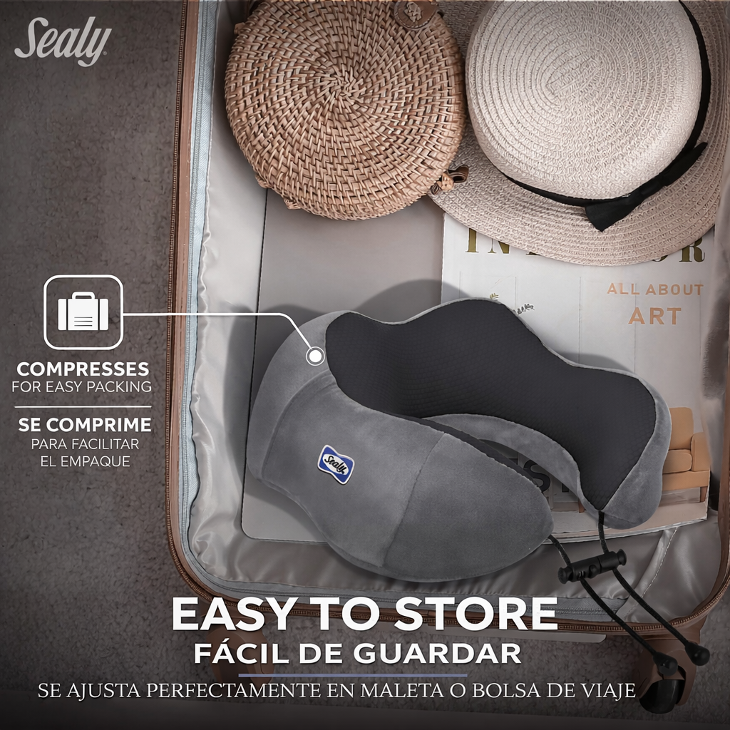 Sealy Cooling Gel Travel Neck Pillow Pillows | PriceSmart | Costa Rica