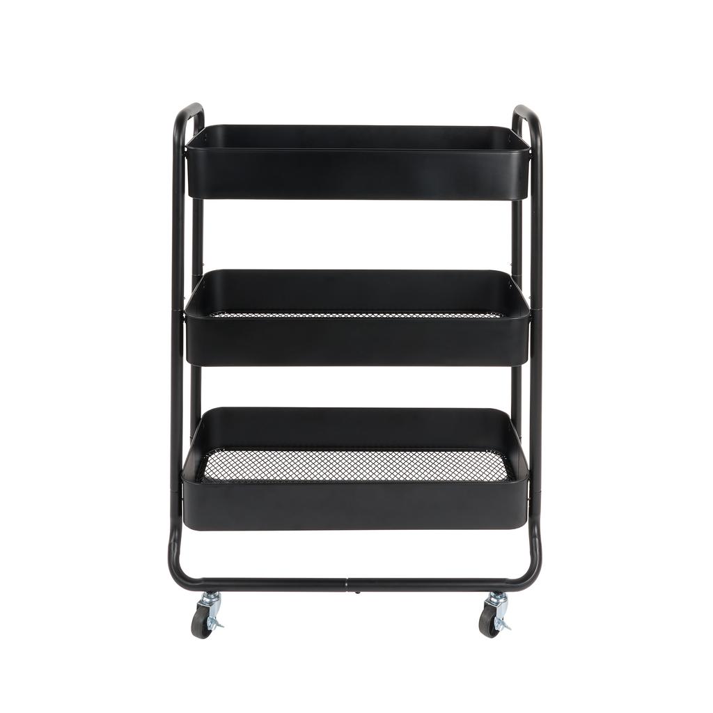 Neatfreak 3-Tier Utility Shelf with 4 Swivel Wheels