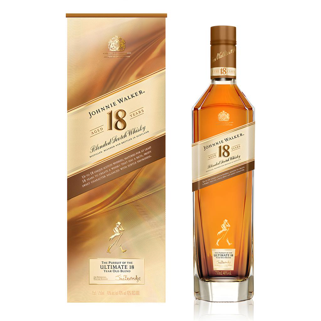Johnnie Walker Blended Scotch Whisky 18 Years 750 mL / 25.36 oz