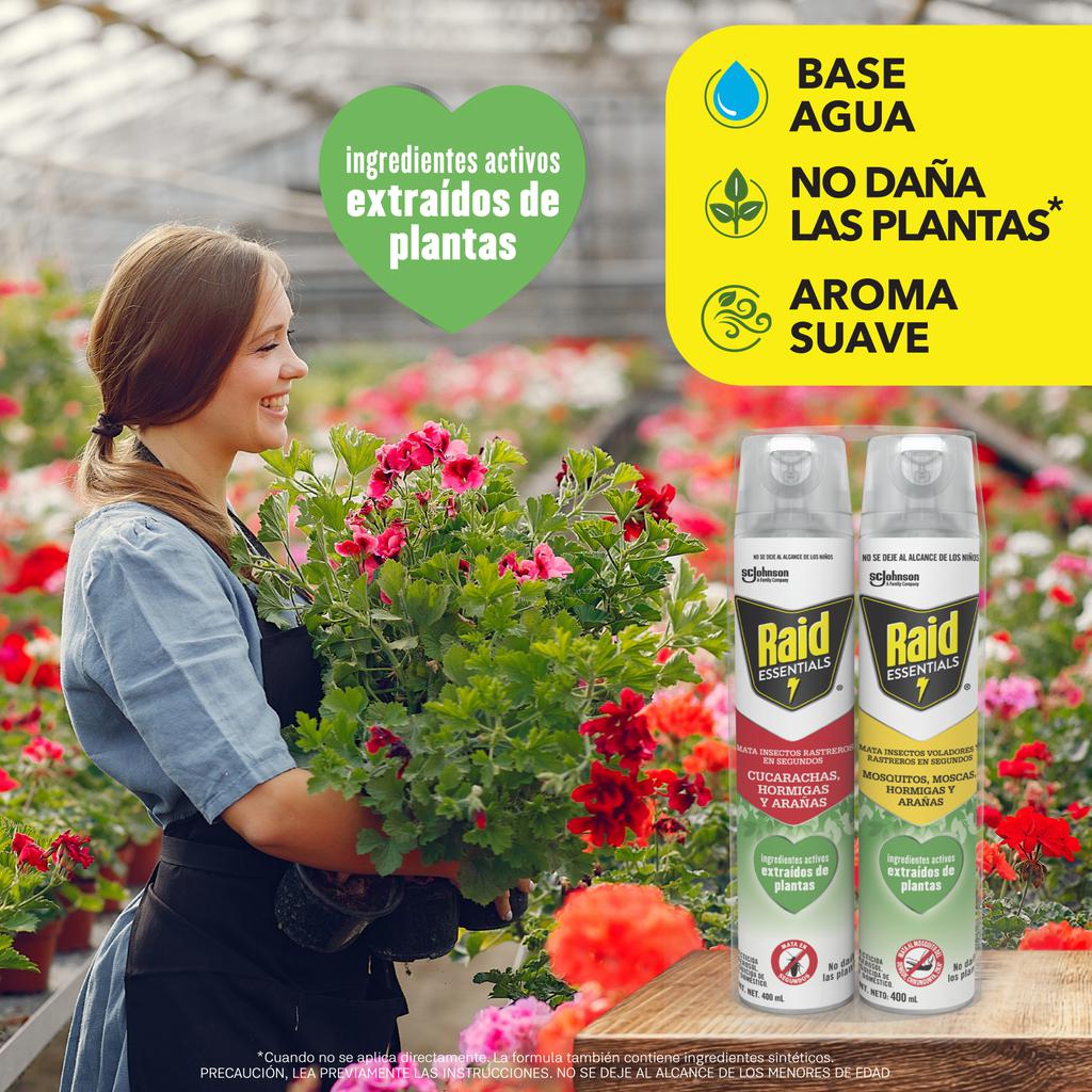 RAID deps ISSE JACKALL HIDEEUP まとめ売り Raid Essentials Elimina Insectos Surtidos 2 Unidades / 400 mL