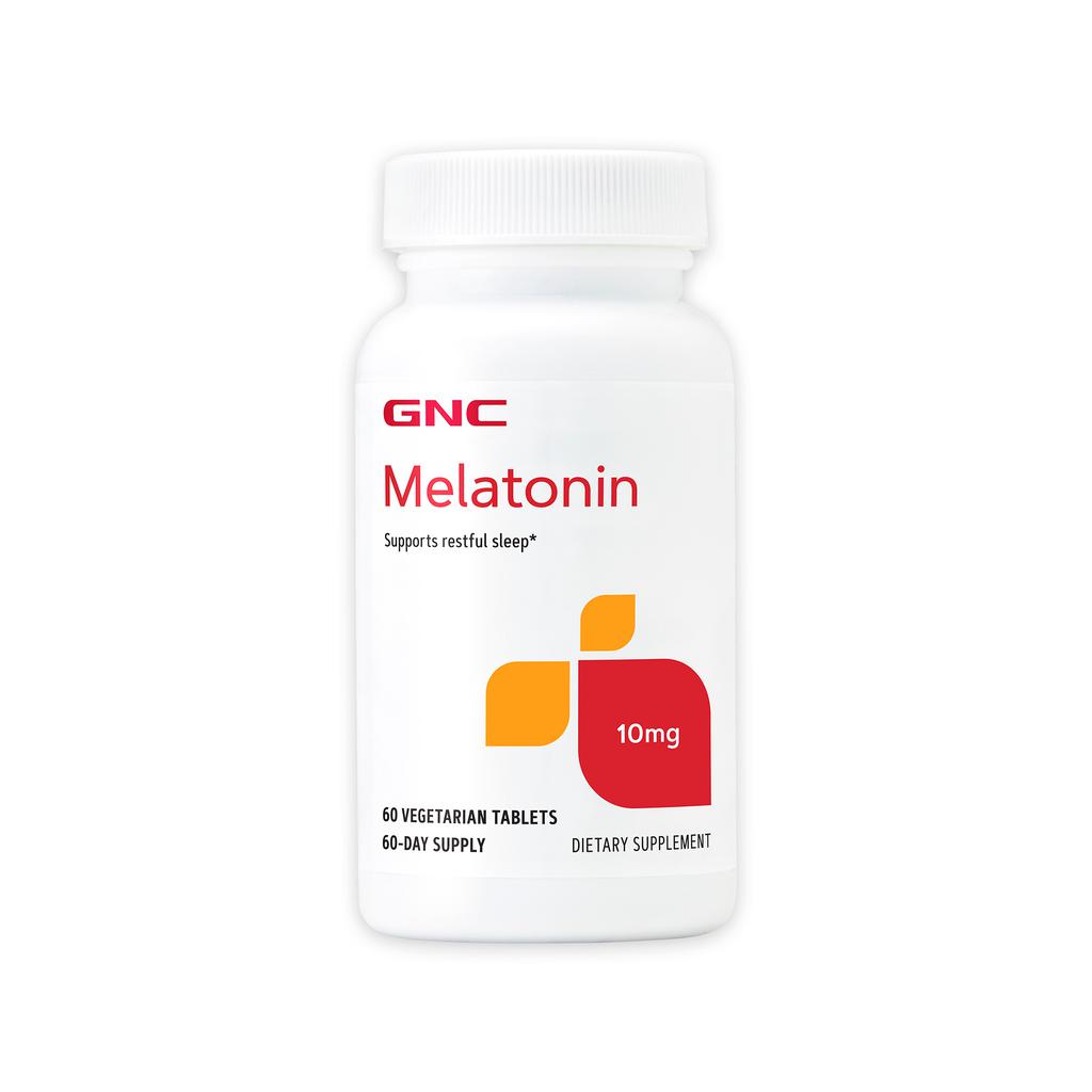 GNC Melatonina Suplemento Dietético para Dormir 60 Cápsulas