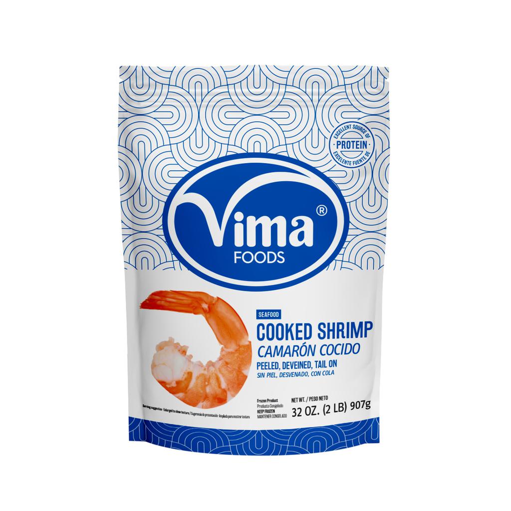 Vima Colas de Camarón Cocidas Congeladas 31/4032 OZ