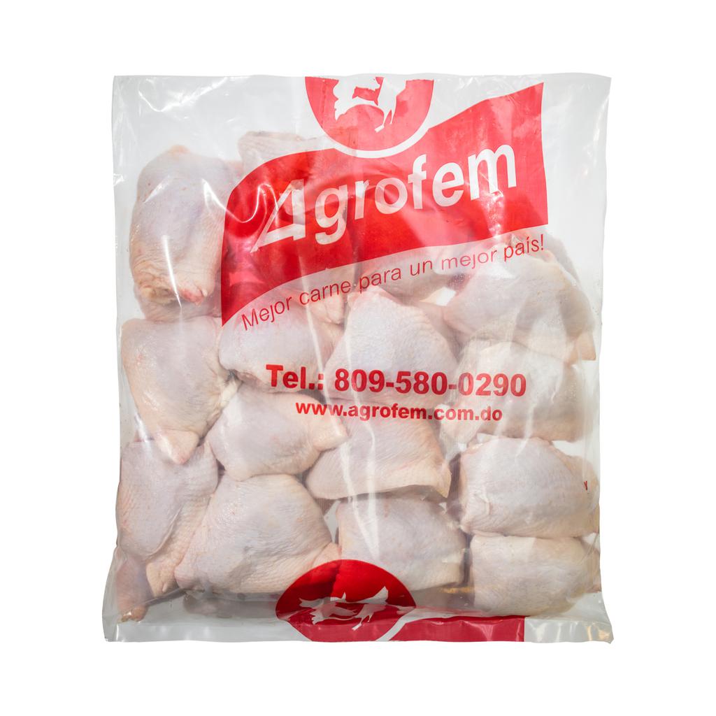 Agrofem Fresh Short Chicken Thigh 20 lb / 9 kg Bag