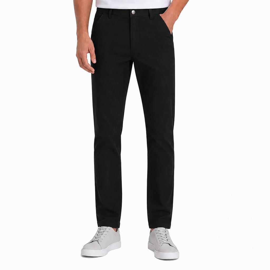 Hawke and Co Black Polyester Fabric Pants for Men