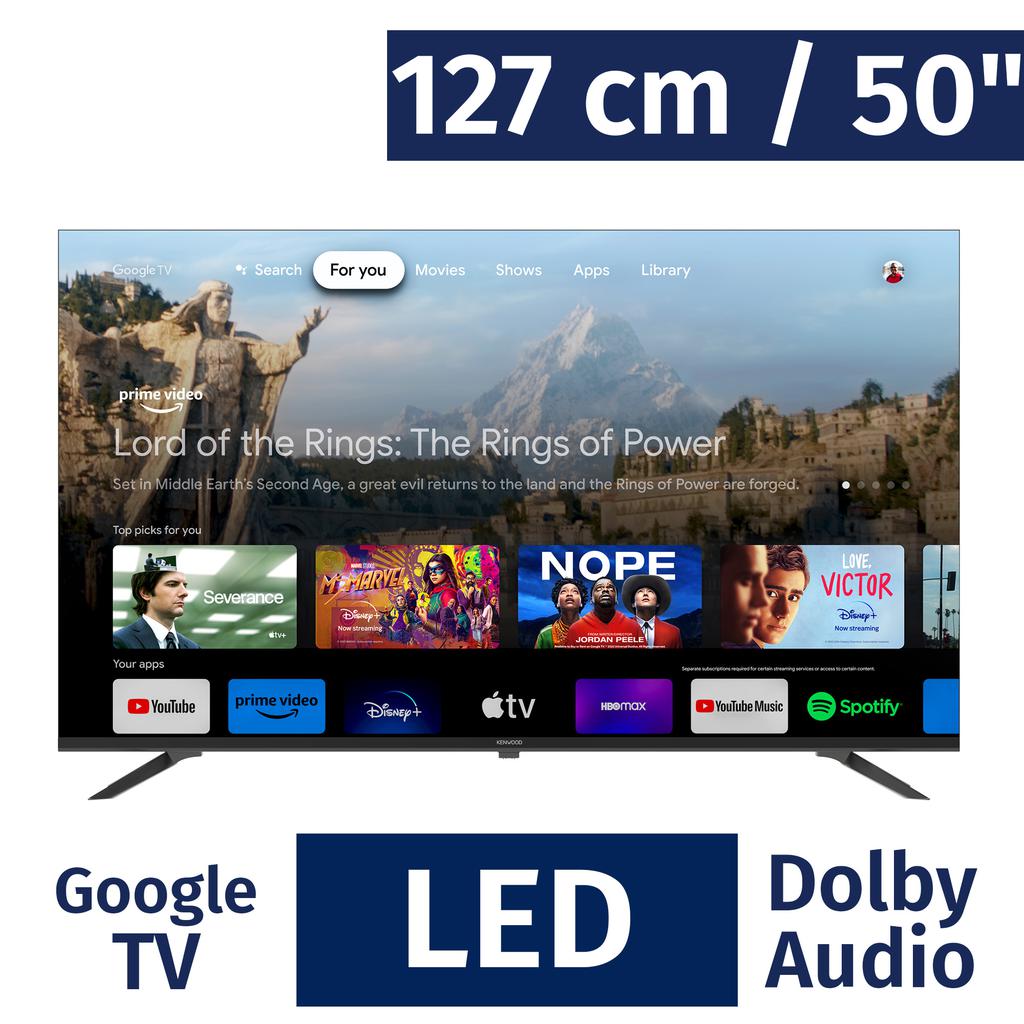 Kenwood 127 cm / 50" Pulgadas Smart Google 4K LED UHD TV LTK-K60B54G