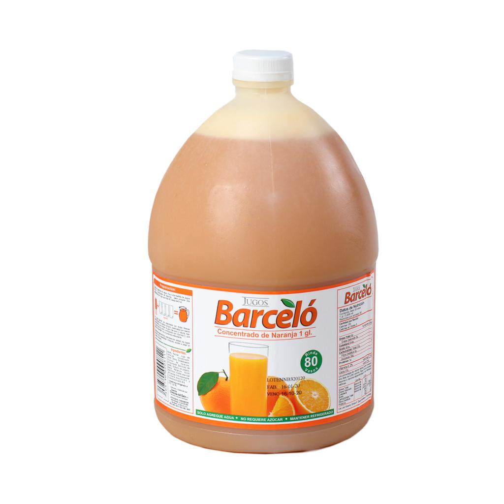 Barcelo Jugo Concentrado Naranja 3.7 L / 1 gal