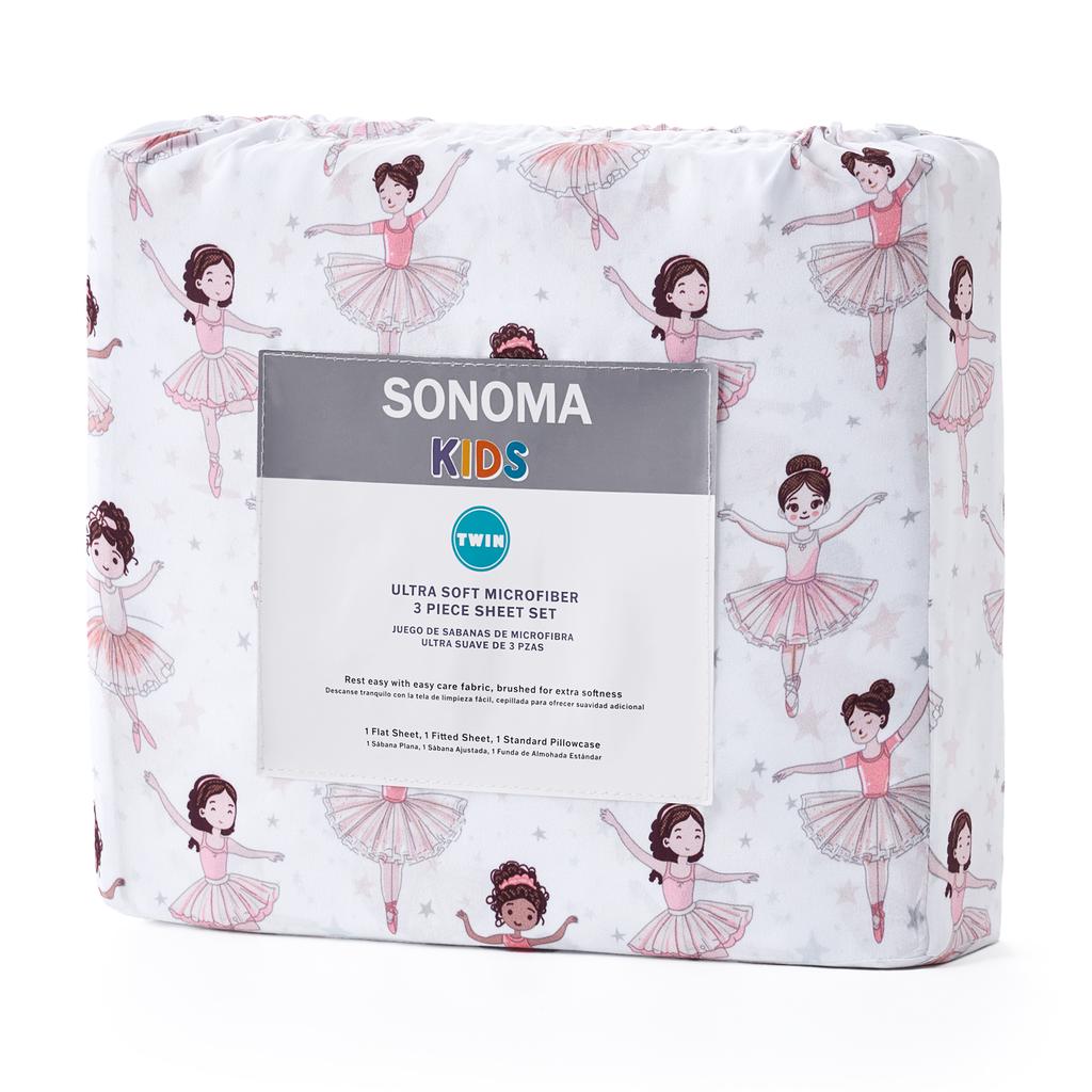 Sonoma Kids Twin Microfiber Sheet Set 3 Pieces