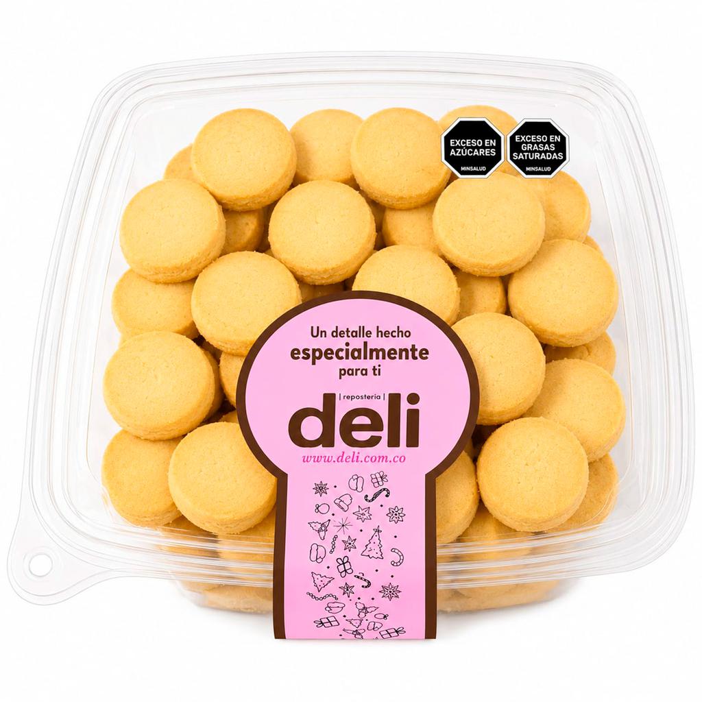 Deli Galletas Horneadas de Mantequilla 65 Unidades