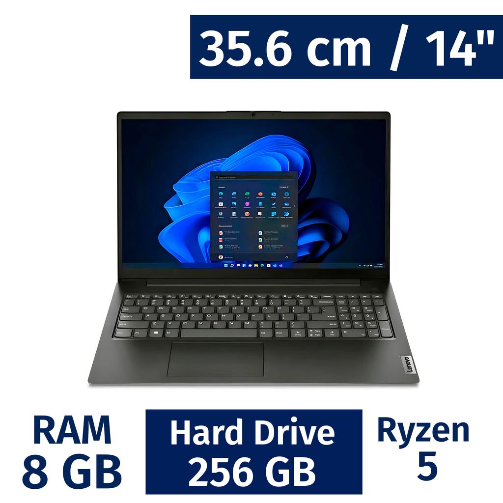 Lenovo 35.6 cm / 14" Inches AMD Ryzen 5 Laptop 8 Gigabytes / 256 Gigabytes 82YT00Q3US