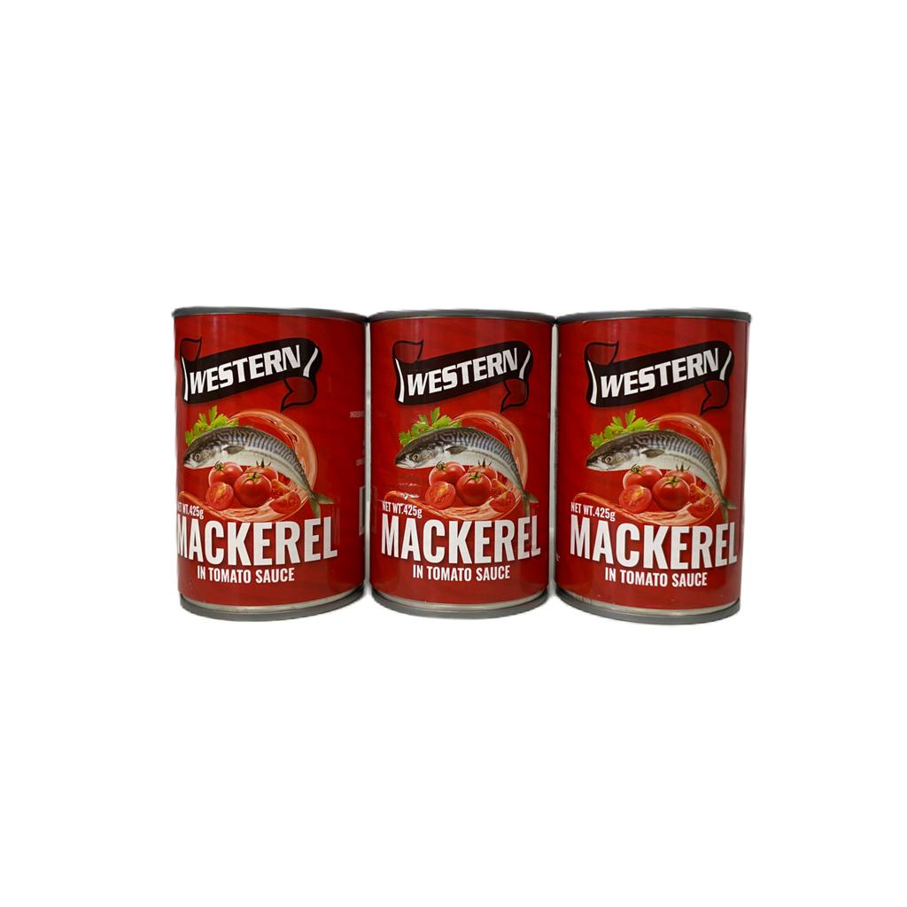 Western Canned Mackerel in Oil 3 Units / 425 g / 15 oz