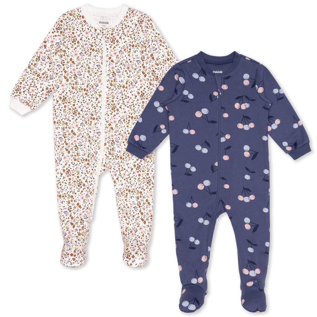 Pekkle Pijama para Bebé Niña 2 Piezas