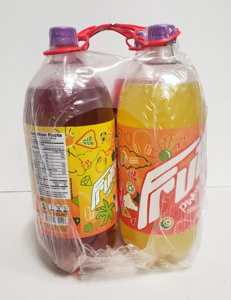 Frutee Assorted Flavored Soda 4 Units / 2 L / 67.63 oz