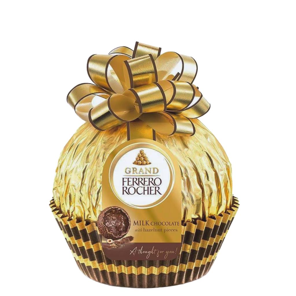 Ferrero Rocher Giant Chocolate Bonbon Filled With Hazelnut And Chocolate Cream 125 G / 4.4 Oz