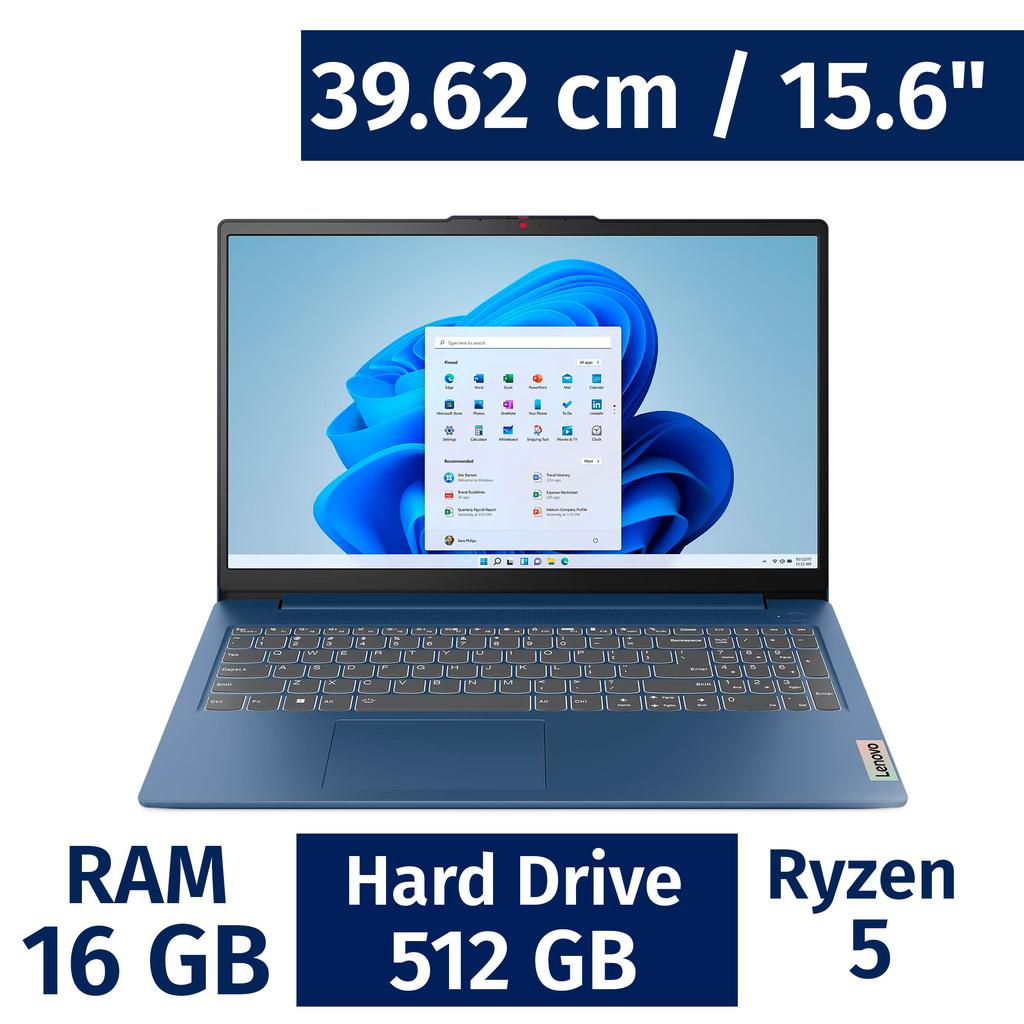 Lenovo 39.62 cm / 15.6" Inches Laptop R5 16 Gigabytes / 512 Gigabytes 82XQ00QXFV