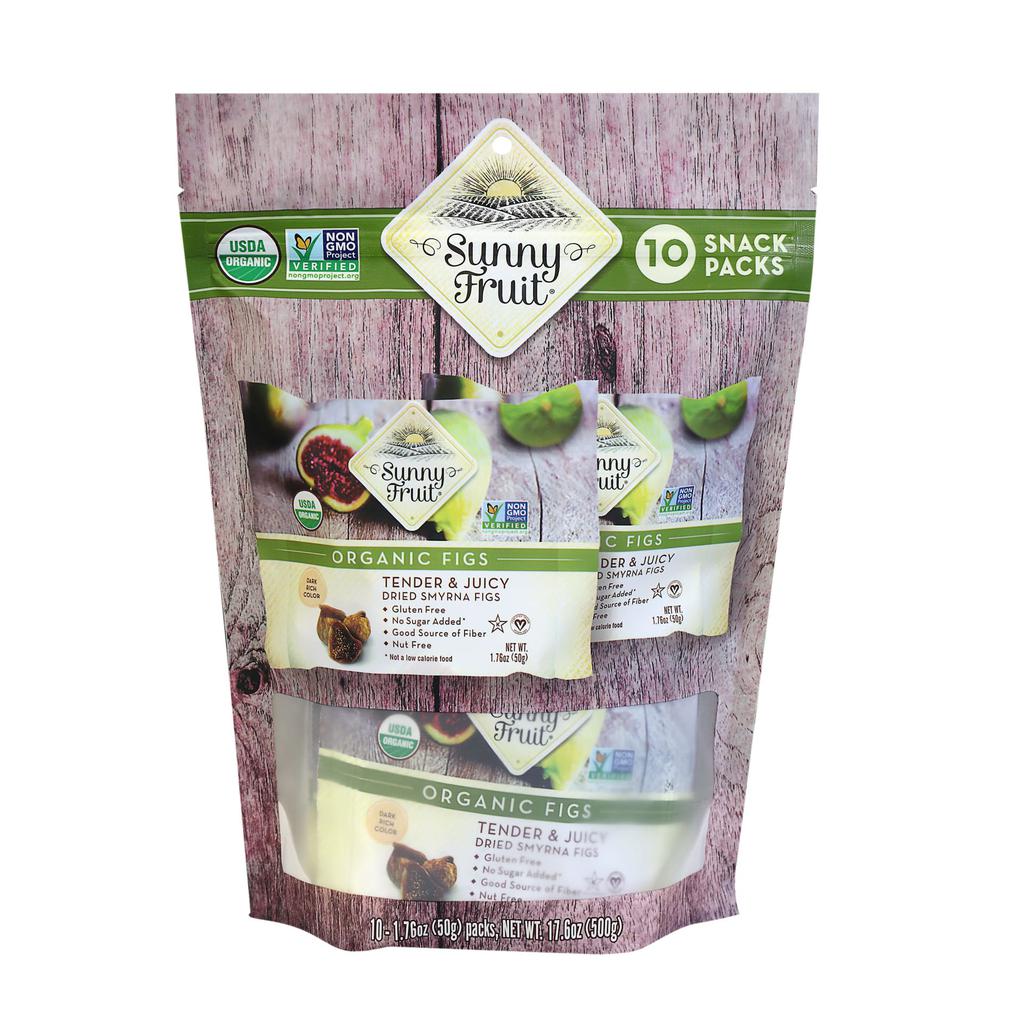 Sunny Fruits Dried Organics Figs 10 Units / 50 g / 1.76 oz
