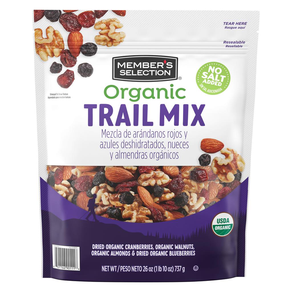 Member's Selection Organic Trail Mix with Cranberries 737 g / 26 oz