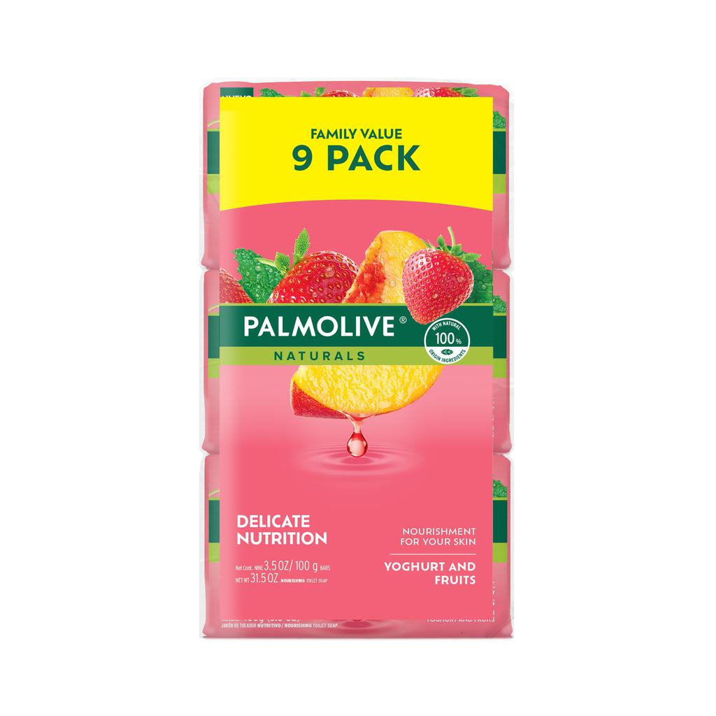 Palmolive Yogurt and Fruit Body Soap 9 Units / 100 g / 3.5 oz