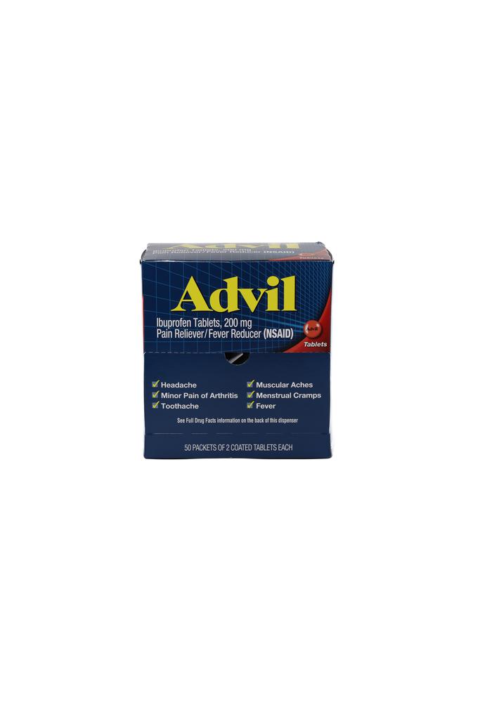 Advil Ibuprofen Tablets for Safe and Effective Relief 100 Units / 200 mg