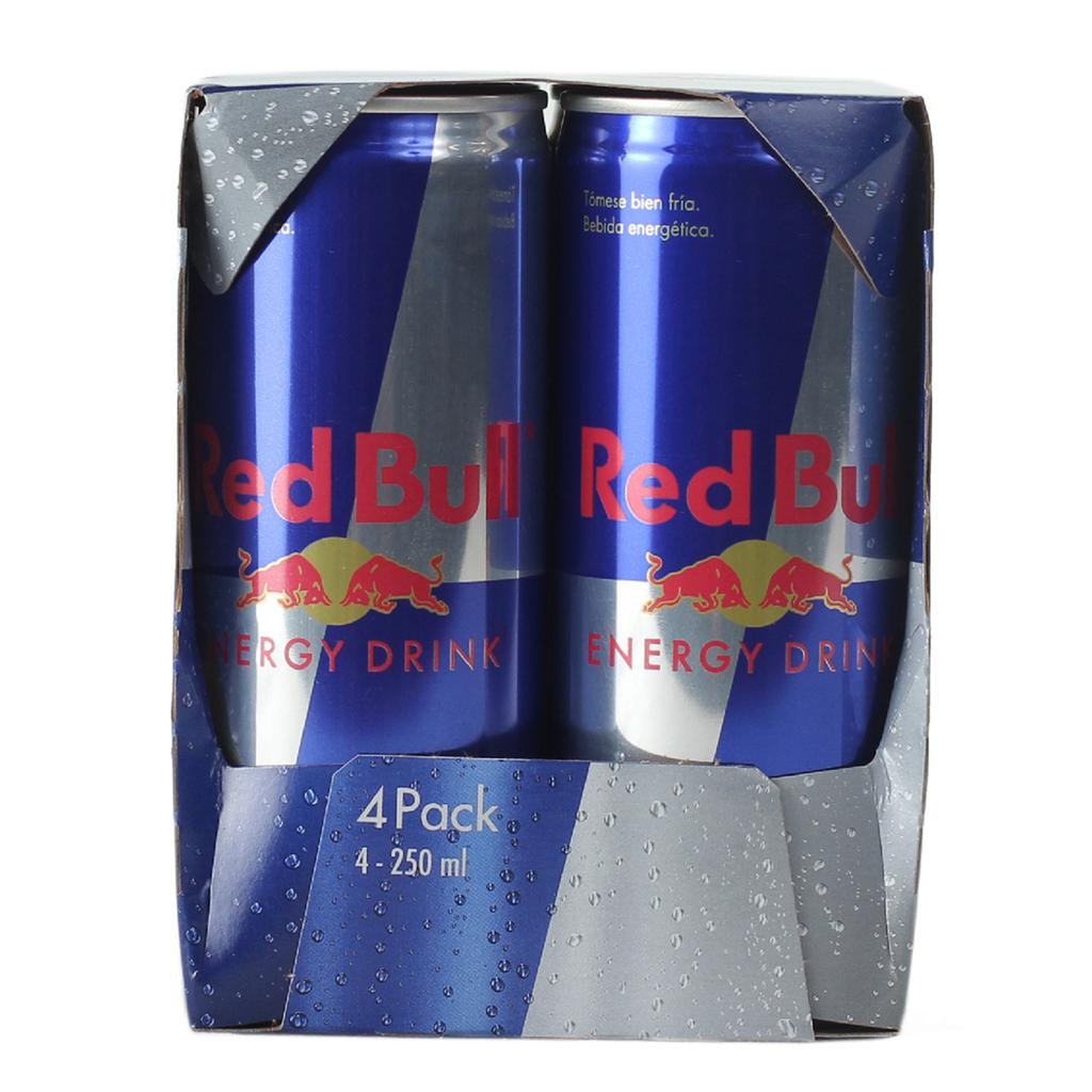 Red Bull Energy Drink 4 Units / 250 mL / 8.4 oz