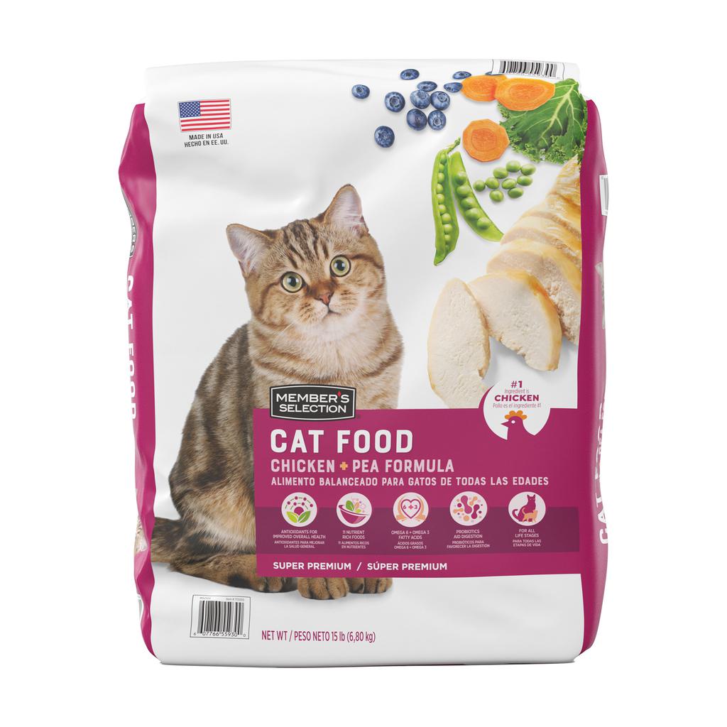 Member's Selection Cat Food for All Ages Chicken and Peas Flavor 6.8 kg / 15 lb