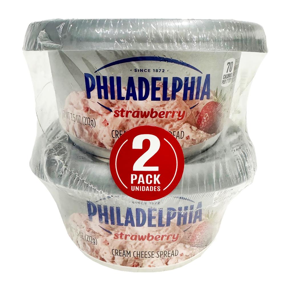 Philadelphia Strawberry Cream Cheese 2 Units / 212 g / 7.5 oz