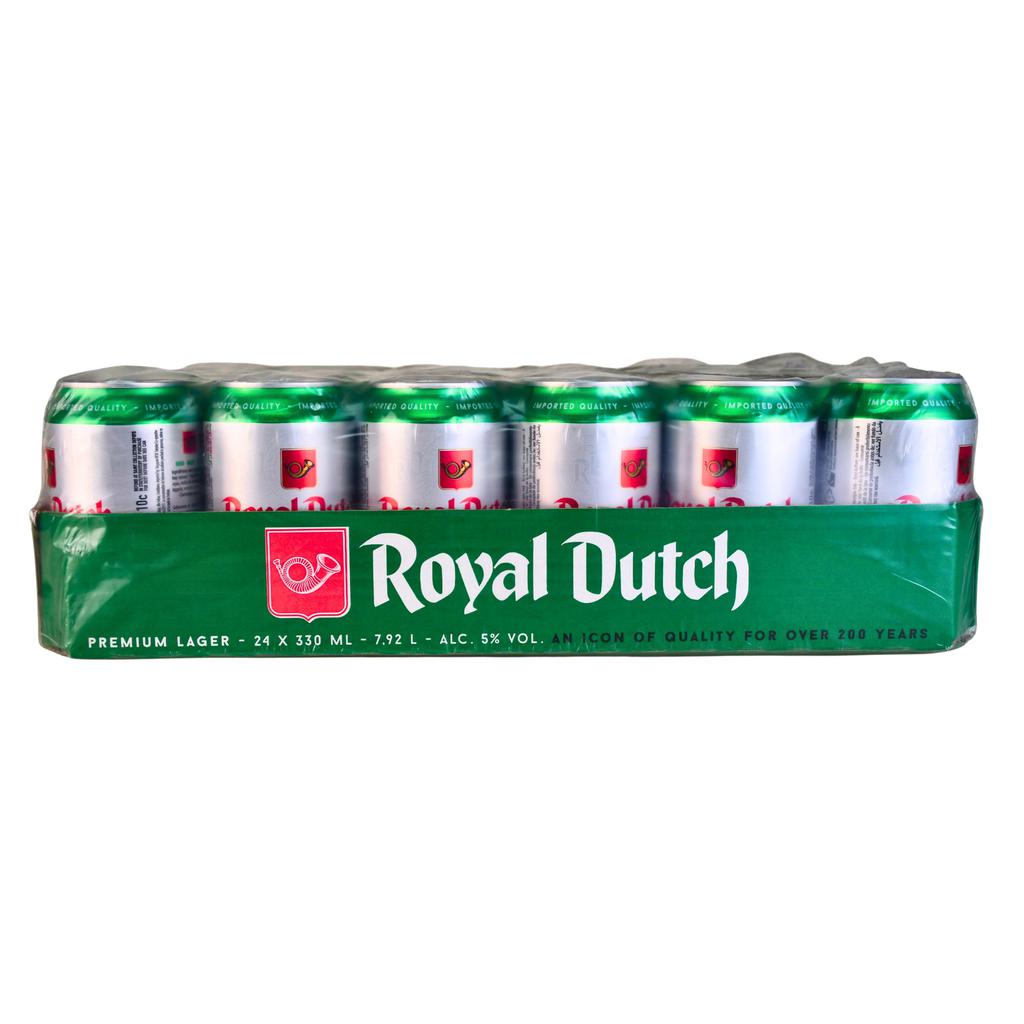 Royal Dutch Canned Lager Beer 24 Units /