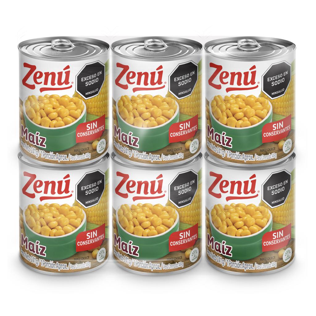 Zenú Maíz Dulce 6 Unidades / 241 g / 8.5 oz