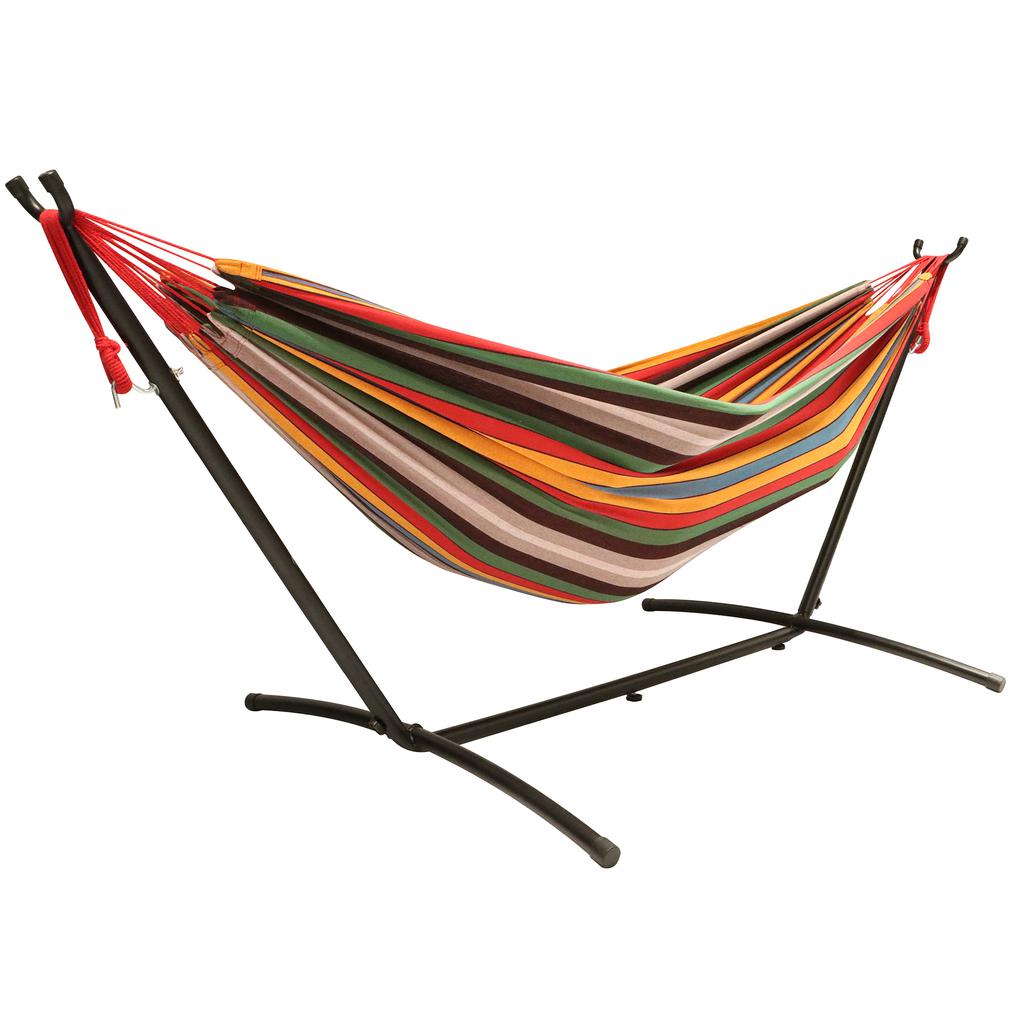 Portable Hammock with Stand 241 cm x 150 cm / 95" x 59"