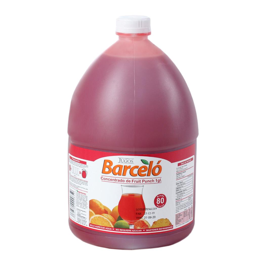 Barcelo Jugo Fruit Punch 3.7 L /  1 gal