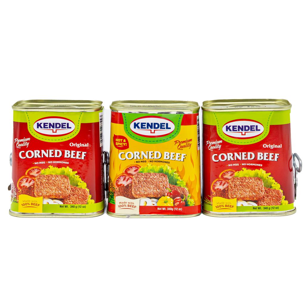Kendel Corned Beef in Hot and Spicy Flavors 3 Units / 340 g / 12 oz