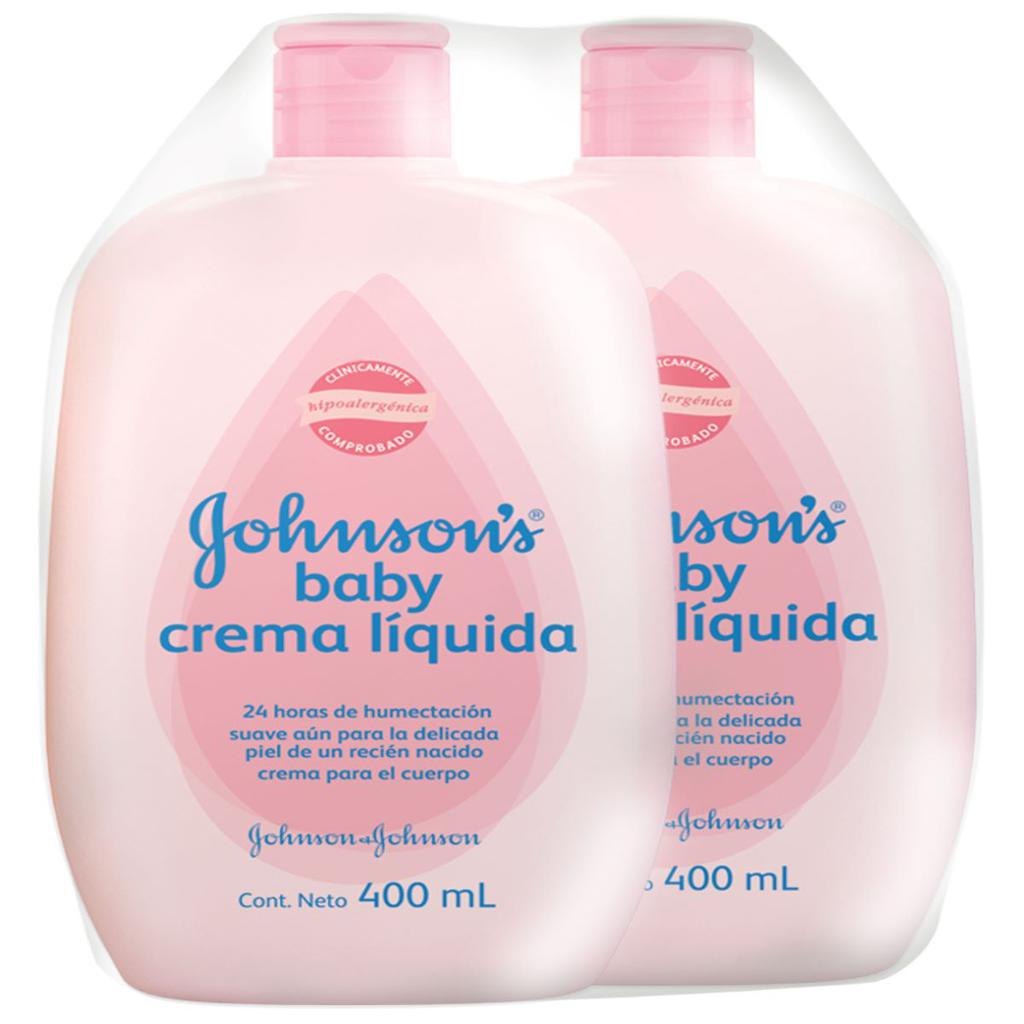 Johnson's Crema Liquida Para Bebe 2 Unidades800 ML