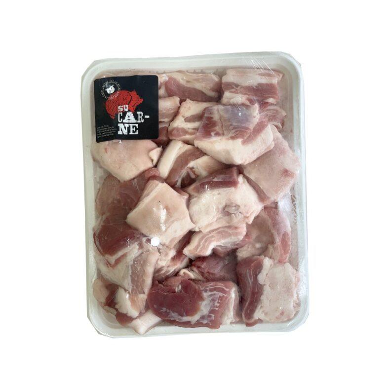 Su Carne Tocino de Cerdo en Cuadros Fresco Bandeja3.96 LB