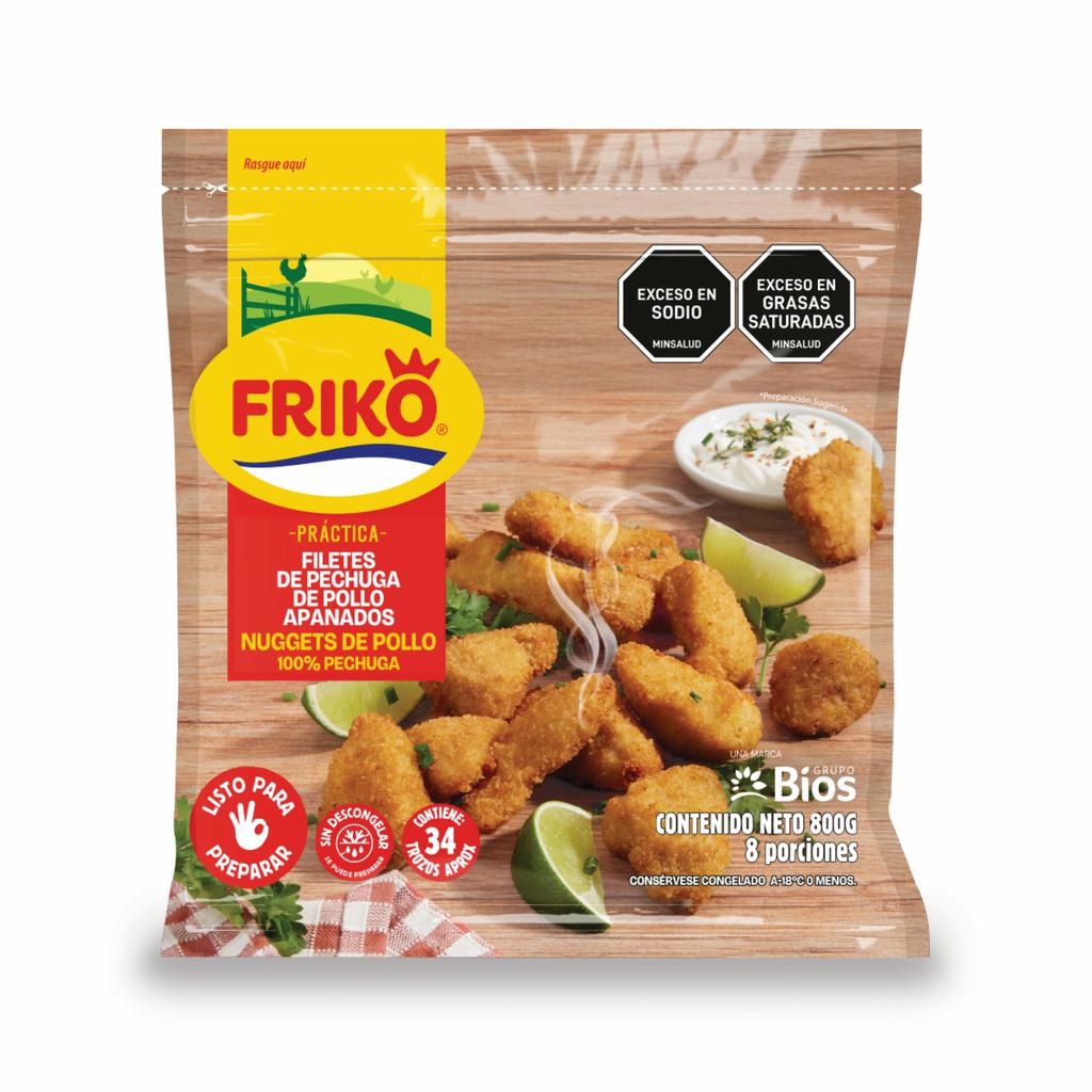 Friko Nuggets de Pechuga de Pollo 34 Unidades / 23 g / 0.8 oz