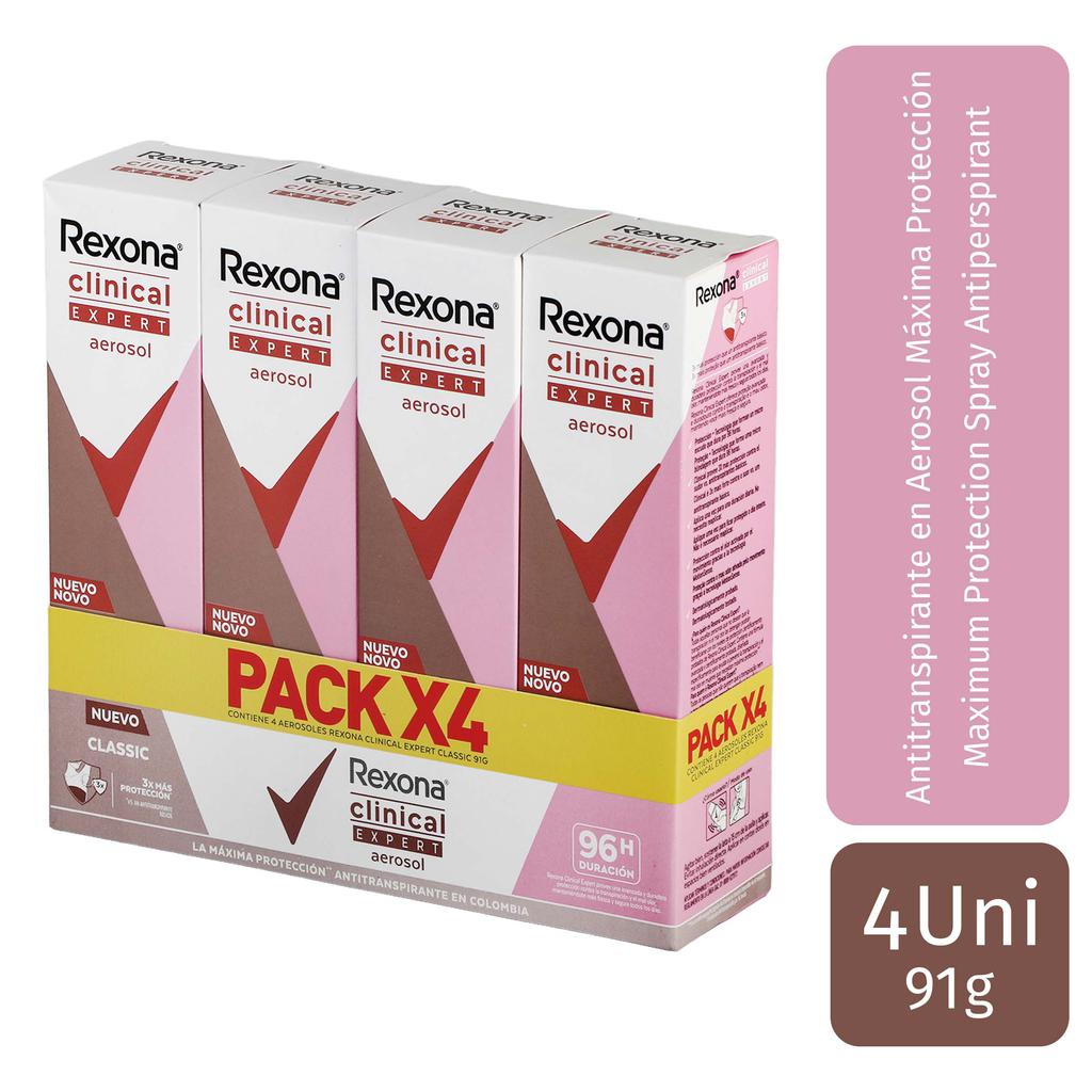 Rexona Clinical Expert Spray 4 units / 91 g / 3.2 oz Deodorant