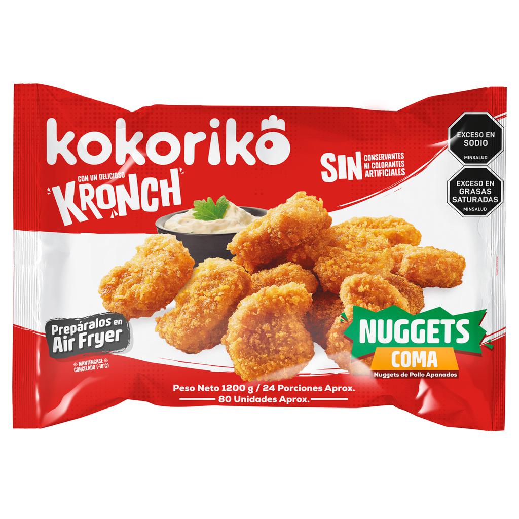 Kokoriko Nuggets de Pollo Apanado 1.2 kg / 2.6 lb