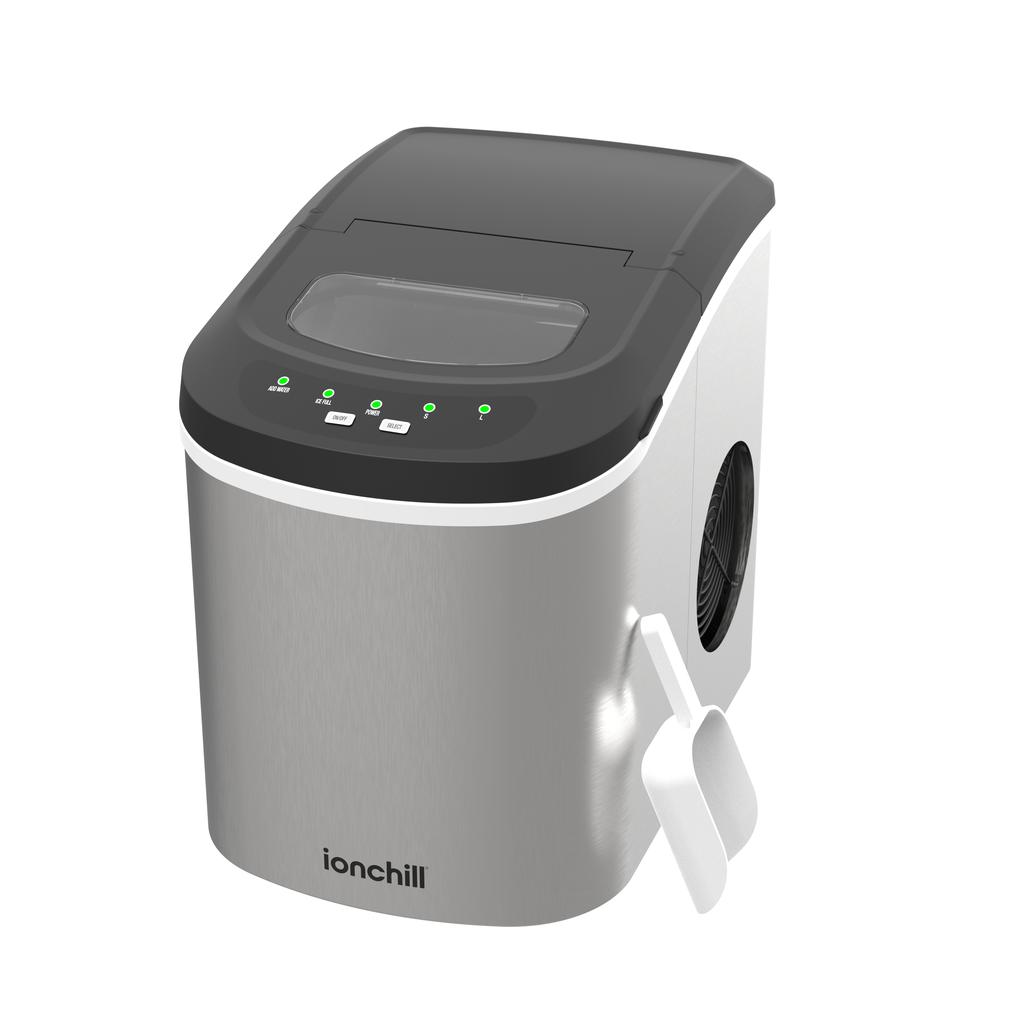 Ion Chill Ice Maker Silver Color 15 kg / 33 lb