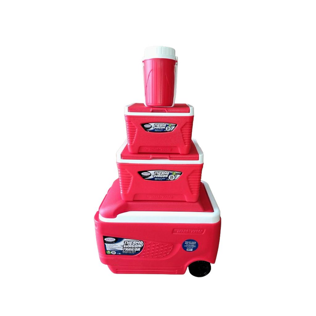 Thermo Wagon Set of 4 Ice Coolers Portable Coolers | PriceSmart