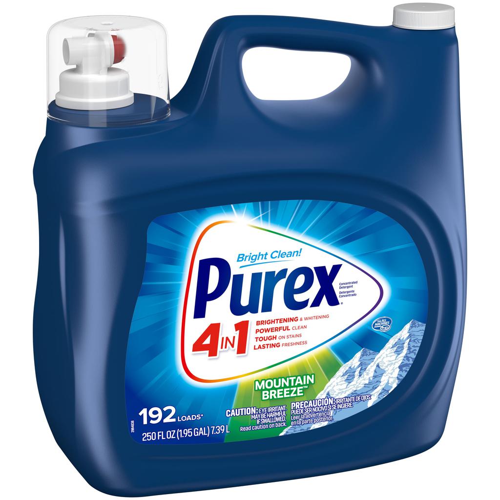 Purex Detergente Líquido para Ropa con Aroma Mountain Breeze 192