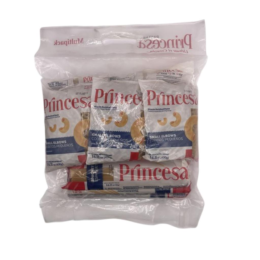 Princesa Pastas Surtidas Enriquecidas con Vitaminas 8 Unidades